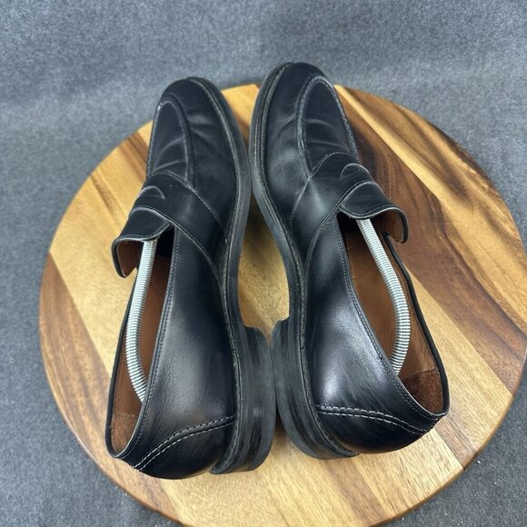 ALLEN EDMONDS Randolph shell cordovan penny loafers 14C leather shoes black main image 7